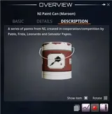 NI Paint Can (Maroon)