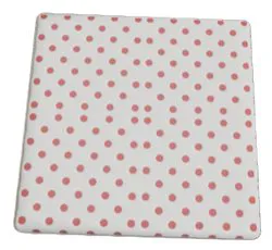 Red and White Polka Dot Texture